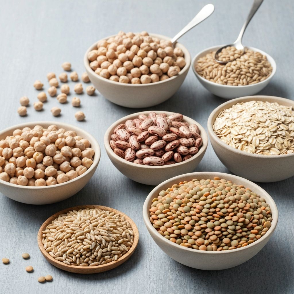 Whole grains and legumes